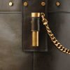 Túi xách Versace dáng xô màu xanh rêu da bê authentic MTV208 2026 Túi xách Versace dáng xô màu xanh rêu da bê authentic MTV208 2026