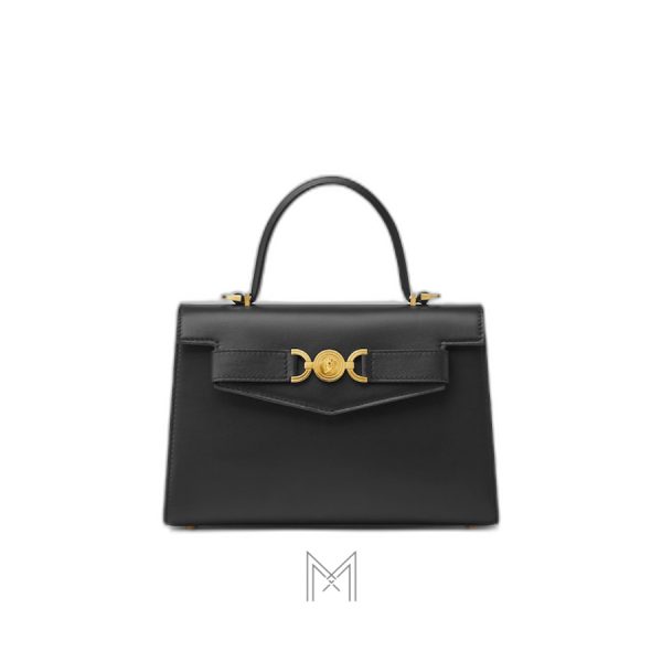 Túi xách da Versace Medusa 95 màu đen chính hãng MTV165