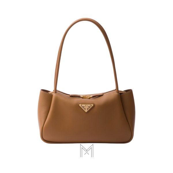 Túi xách Prada Darling Medium chính hãng màu nâu bò MHTP179
