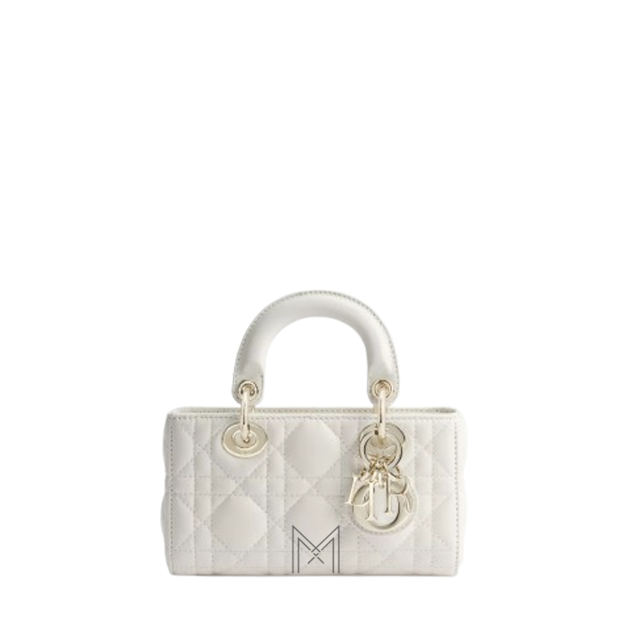 Túi Xách Đeo Chéo Dior Lady D-Joy Micro Bag Latte Cannage Lambskin JTT016 2026 Túi Xách Đeo Chéo Dior Lady D-Joy Micro Bag Latte Cannage Lambskin JTT016 2026