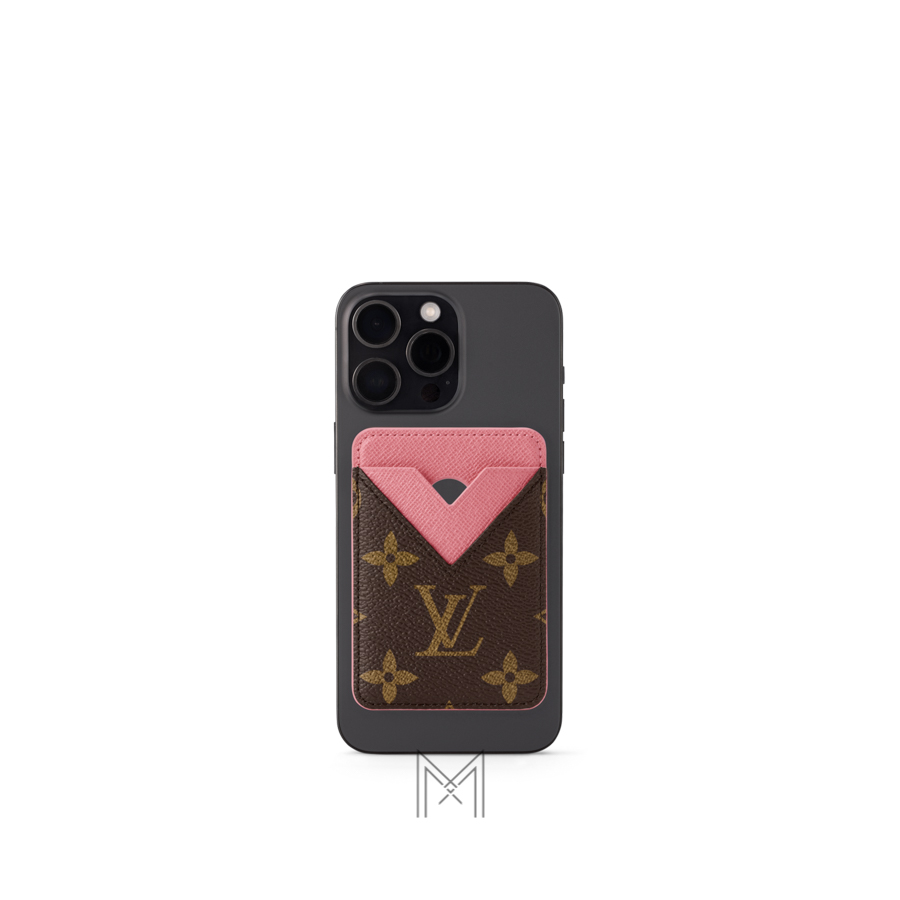 Ví Đựng Thẻ LV Magnetic Nâu Monogram Tender Bliss VLV014 2026 Ví Đựng Thẻ LV Magnetic Nâu Monogram Tender Bliss VLV014 2026