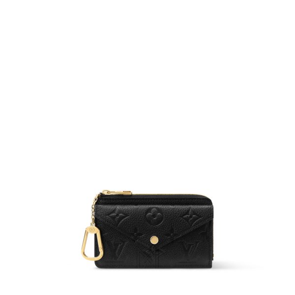 Ví Đựng Thẻ LV Recto Verso Màu Đen Monogram Empreinte Chính Hãng VLV094