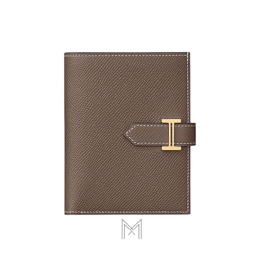 Ví ngắn Hermes Bearn Compact màu nâu chính hãng MVH26 2026 Ví ngắn Hermes Bearn Compact màu nâu chính hãng MVH26 2026