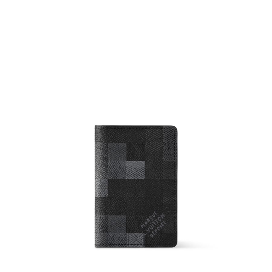 Ví Gấp LV Pocket Organizer Damoflage Black Canvas Chính Hãng VLV017 2026 Ví Gấp LV Pocket Organizer Damoflage Black Canvas Chính Hãng VLV017 2026