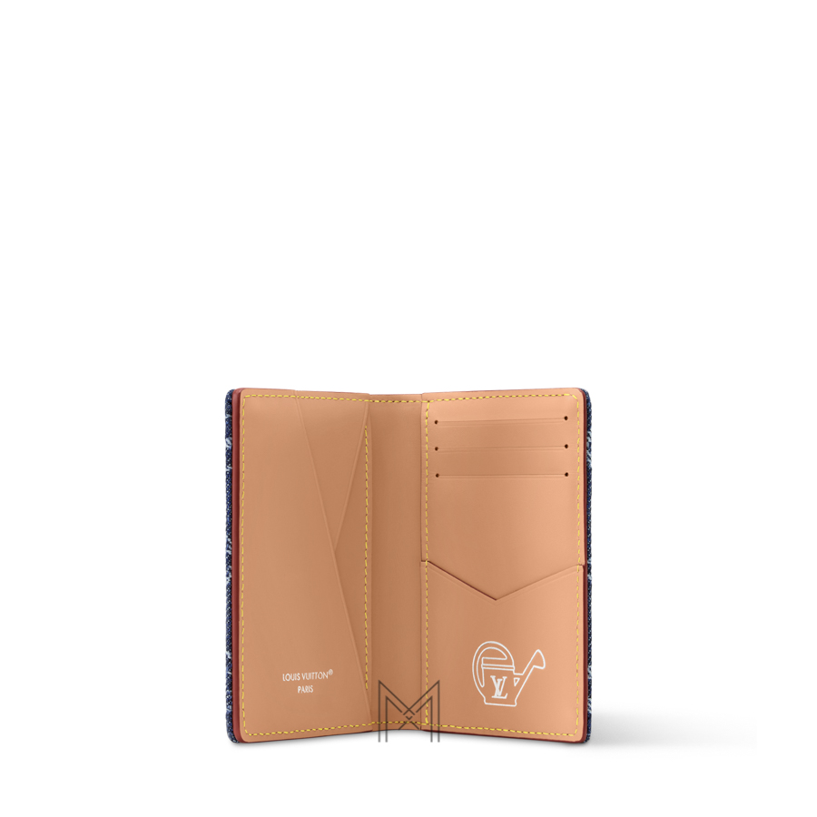 Ví Đựng Hộ Chiếu LV Pocket Organizer Xanh Monogram Denim VLV078 2026 Ví Đựng Hộ Chiếu LV Pocket Organizer Xanh Monogram Denim VLV078 2026