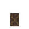 Ví Ngắn Zippy LV Pocket Organizer Nâu Monogram Phối Vàng Chính Hãng VLV060 2026