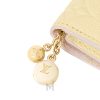 Ví Ngắn Cúc Bấm LV Rosalie Coin Vàng Banane Monogram Authentic VLV071 2026