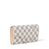 Ví Dài Cúc Bấm LV Sarah Damier Azur Canvas Chính Hãng VLV086 2026