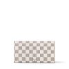 Ví Dài Cúc Bấm LV Sarah Damier Azur Canvas Chính Hãng VLV086 2026