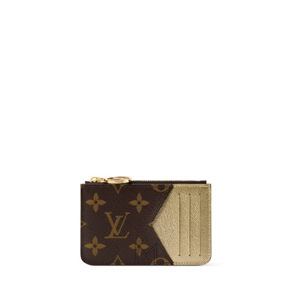 Ví Đựng Thẻ Louis Vuitton Romy Monogram Gold Coated Canvas VLV023