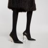 Giày cao gót Gucci Bombshell màu đen da trơn authentic MHGG042 2026 Giày cao gót Gucci Bombshell màu đen da trơn authentic MHGG042 2026