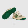 Giày thể thao Gucci dơ họa tiết phối dải web chính hãng MHGG030 2026