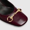 Giày cao gót Gucci màu đỏ mận khóa vàng authentic MHGG034 2026 Giày cao gót Gucci màu đỏ mận khóa vàng authentic MHGG034 2026