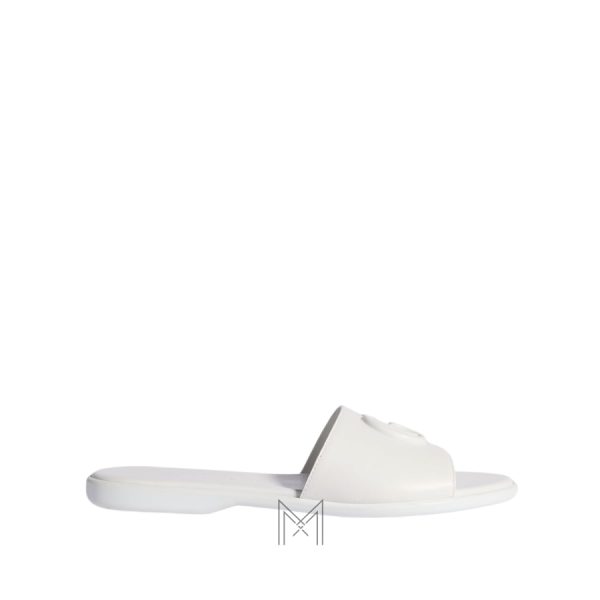 Dép Gucci quai ngang màu trắng logo GG chính hãng MHDG001