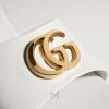 Dép Gucci cao gót màu trắng logo GG vàng chính hãng MHDG005 2026 Dép Gucci cao gót màu trắng logo GG vàng chính hãng MHDG005 2026