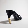 Dép Gucci Bamboo cao gót màu đen chính hãng MHDG013 2026 Dép Gucci Bamboo cao gót màu đen chính hãng MHDG013 2026