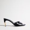 Dép Gucci Bamboo cao gót màu đen chính hãng MHDG013 2026 Dép Gucci Bamboo cao gót màu đen chính hãng MHDG013 2026
