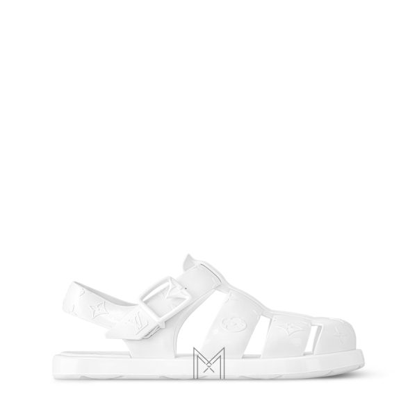 Sandal Louis Vuitton Venice màu trắng chính hãng MHDL002