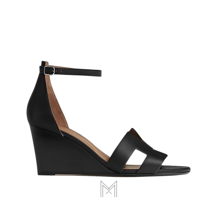 Sandal cao gót Hermes Legend màu đen authentic MHHH201 2026 Sandal cao gót Hermes Legend màu đen authentic MHHH201 2026