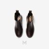 Chelsea boot Burberry màu nâu đậm phối họa tiết be chính hãng MHGB045 2026 Chelsea boot Burberry màu nâu đậm phối họa tiết be chính hãng MHGB045 2026
