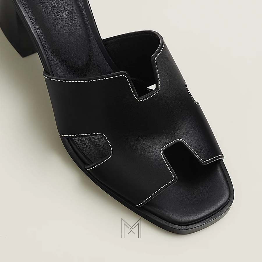 Dép cao gót Hermes Helia 60 chính hãng màu đen MHHH136 2026 Dép cao gót Hermes Helia 60 chính hãng màu đen MHHH136 2026