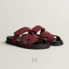 Dép quai ngang Hermes Extra authentic màu đỏ MHHH164 2026