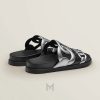 Dép quai ngang Hermes Extra authentic màu bạc MHHH163 2026 Dép quai ngang Hermes Extra authentic màu bạc MHHH163 2026