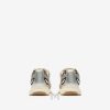 Sneaker Burberry Eclipse màu be họa tiết bạc chính hãng MHGB040 2026