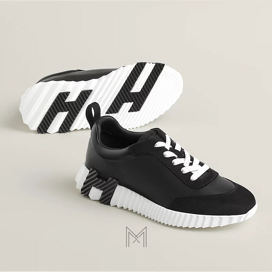 Sneaker Hermes màu đen đế trắng hàng hiệu chính hãng MHGH019 2026 Sneaker Hermes màu đen đế trắng hàng hiệu chính hãng MHGH019 2026