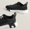 Sneaker Hermes màu đen đế trắng hàng hiệu chính hãng MHGH019 2026 Sneaker Hermes màu đen đế trắng hàng hiệu chính hãng MHGH019 2026