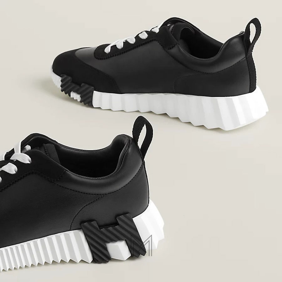 Sneaker Hermes màu đen đế trắng hàng hiệu chính hãng MHGH019 2026 Sneaker Hermes màu đen đế trắng hàng hiệu chính hãng MHGH019 2026