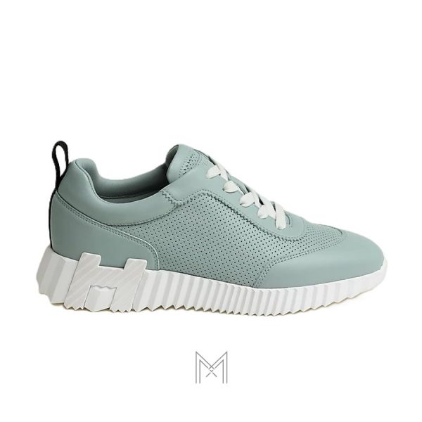Sneaker nữ Hermes màu xanh bạc hà chính hãng MHGH036