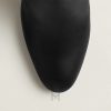Boots cao gót Hermes authentic màu đen khoá bạc MHGH123 2026 Boots cao gót Hermes authentic màu đen khoá bạc MHGH123 2026