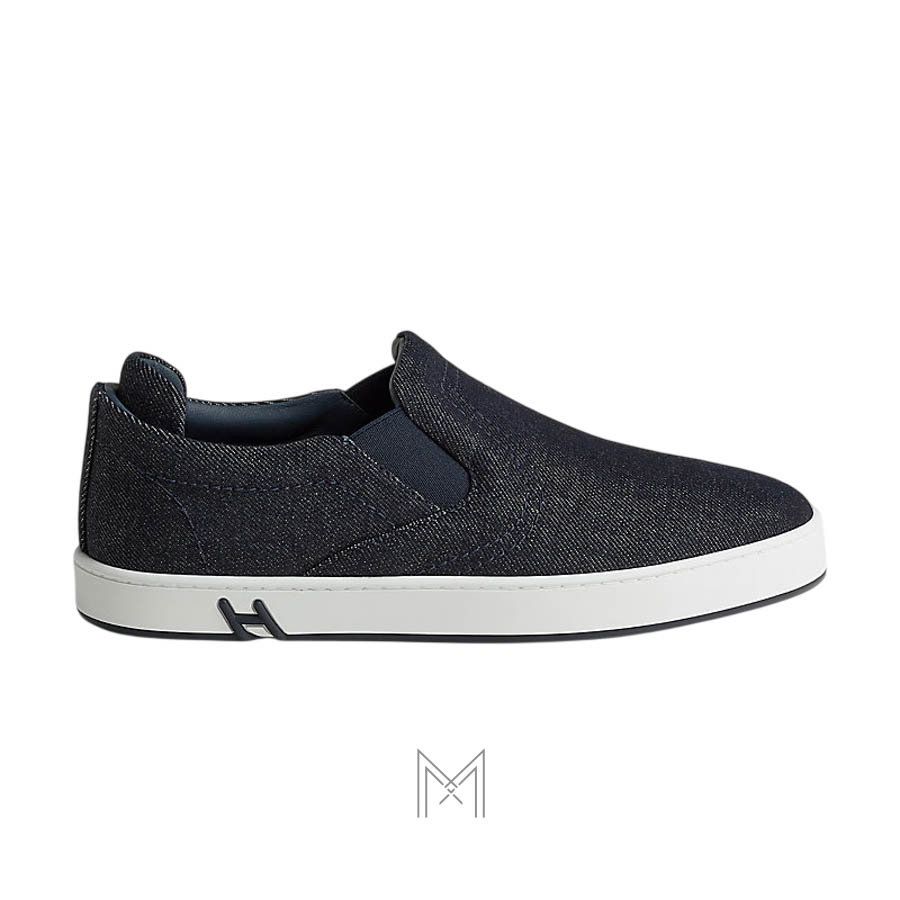 Slip-on Hermes Lucky chính hãng màu đen MHGH124 2026 Slip-on Hermes Lucky chính hãng màu đen MHGH124 2026