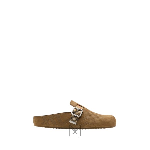 Sục Burberry màu be đậm khóa bạc authentic MHGB010