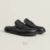 Giày sục Hermes Mix chính hãng màu đen MHGH141 2026 Giày sục Hermes Mix chính hãng màu đen MHGH141 2026