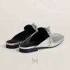 Giày sục Hermes Oz chính hãng màu bạc MHGH073 2026 Giày sục Hermes Oz chính hãng màu bạc MHGH073 2026