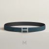 Thắt lưng nam 2 mặt Hermes Hisseo chính hãng màu đen, xanh navy MHBH047 2026