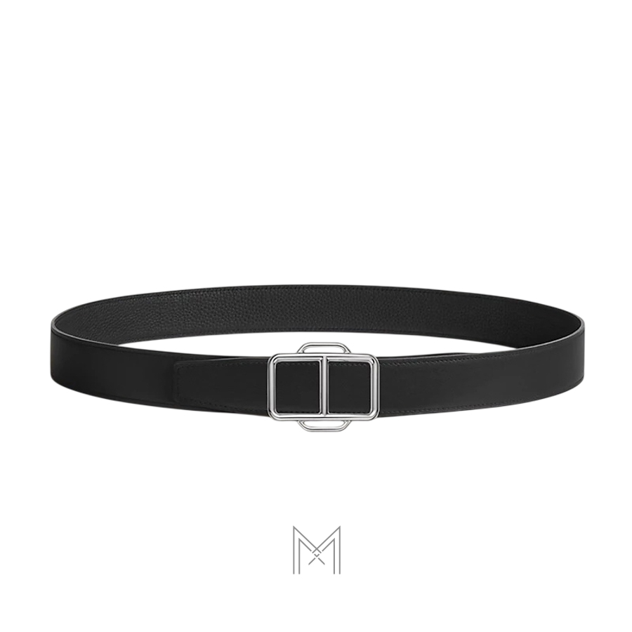 Thắt lưng nam Hermes Maillon chính hãng màu đen MHBH055 2026 Thắt lưng nam Hermes Maillon chính hãng màu đen MHBH055 2026