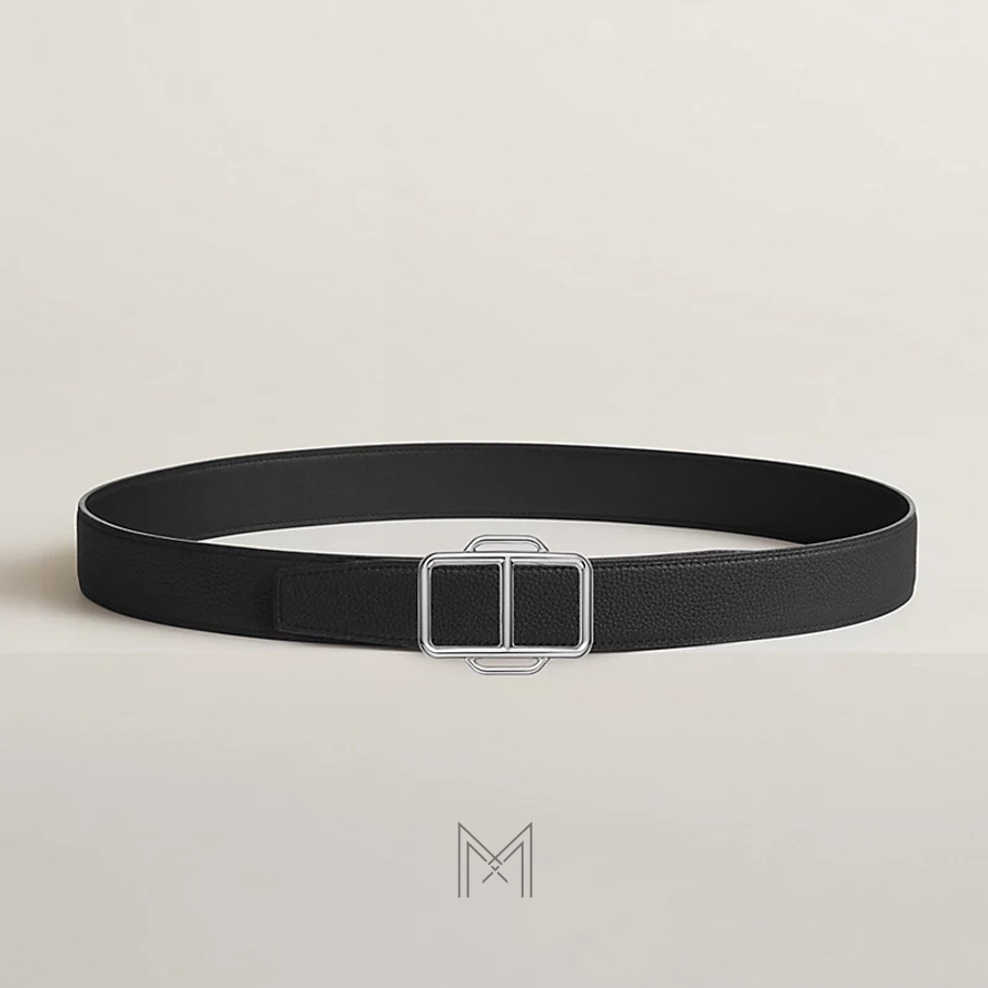 Thắt lưng nam Hermes Maillon chính hãng màu đen MHBH055 2026 Thắt lưng nam Hermes Maillon chính hãng màu đen MHBH055 2026