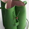 Túi Xách Đeo Chéo Dior Petit Trèfle Mini Bucket Bag Clover Lucky Green Smooth Lambskin JTT014 2026