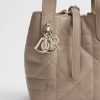 Túi Xách Dior Toujours Vertical Nano Tote Bag Powder Beige Macrocannage Calfskin JTT010 2026