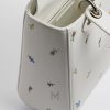 Túi Xách Dioramour Small Lady Dior Bag with Strap White Lambskin Printed with Multicolor Revolution Flowers Motif JTT126 2026