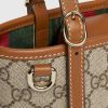 Túi xách đeo chéo Gucci Emblem họa tiết quai màu nâu chính hãng MHTG010 2026