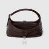 Túi kẹp nách Gucci Jackie 1961 màu nâu đậm khóa bạc chính hãng MHTG152 2026