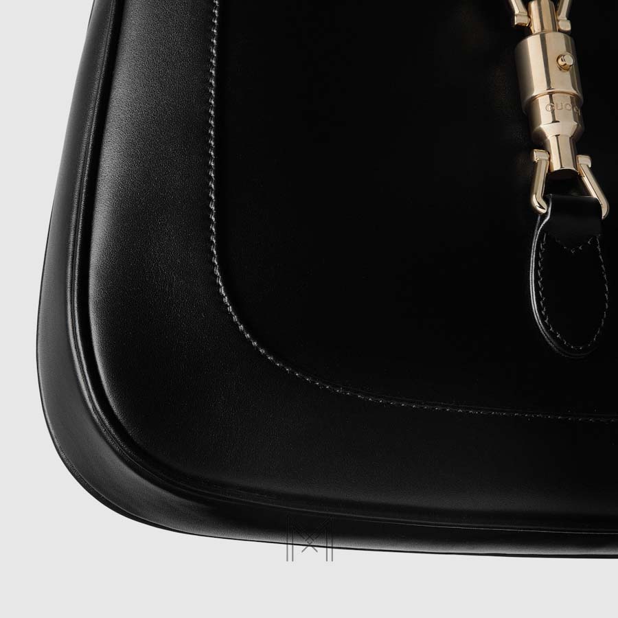 Túi đeo vai Gucci Jackie 1961 màu đen da trơn authentic MHTG160 2026 Túi đeo vai Gucci Jackie 1961 màu đen da trơn authentic MHTG160 2026