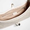 Túi kẹp nách Gucci Jackie Slim màu trắng khóa bạc chính hãng MHTG075 2026