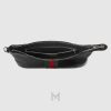 Túi xách đeo chéo Gucci Lunetta màu đen da sần chính hãng MHTG036 2026