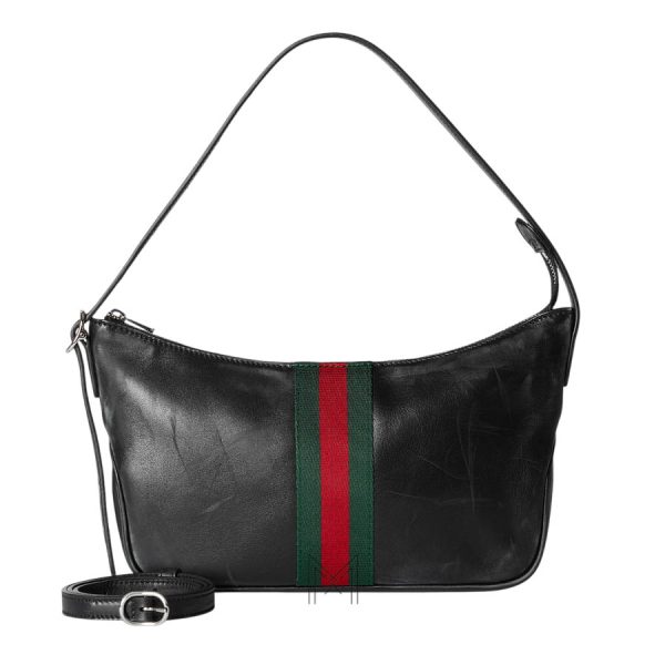 Túi xách đeo chéo Gucci Lunetta màu đen chính hãng MHTG035