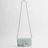 Túi Đeo Chéo Dior Medium Saddle Pouch with Chain Céleste Blue Dior Oblique Washed Jacquard JJT191 2026 Túi Đeo Chéo Dior Medium Saddle Pouch with Chain Céleste Blue Dior Oblique Washed Jacquard JJT191 2026